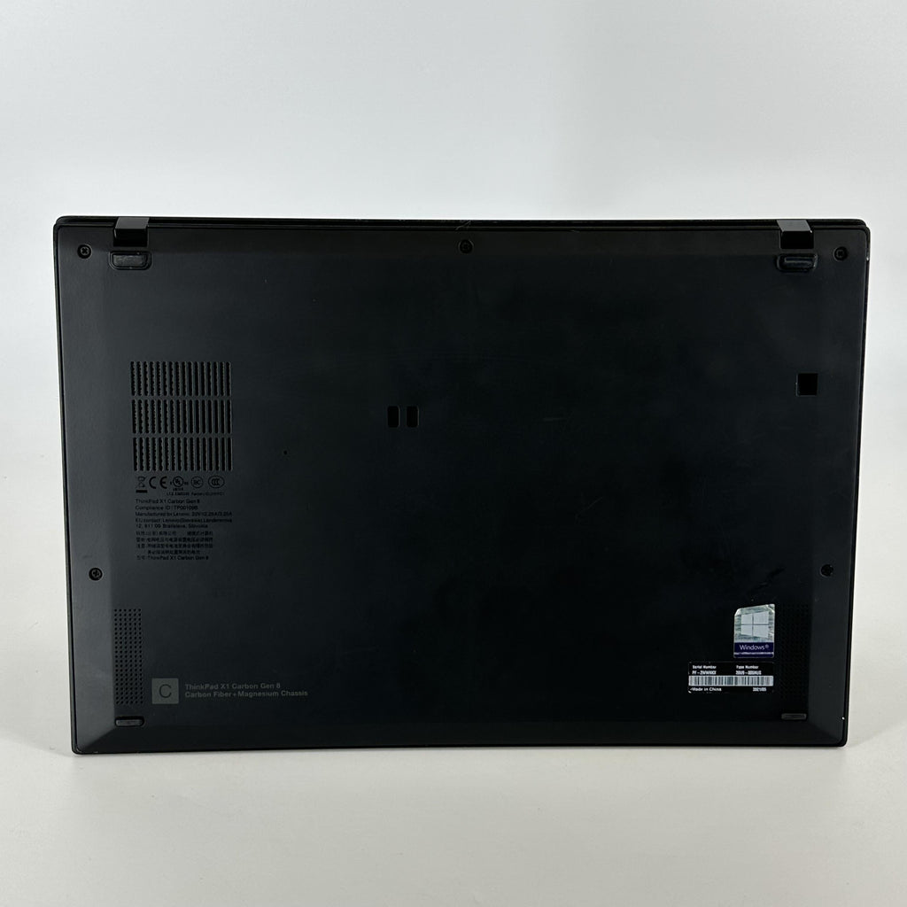 Lenovo ThinkPad X1 Carbon Gen 8 14 Black 1.7 GHz Intel Core i5 10th Gen. 16GB RAM 512GB Solid State Drive