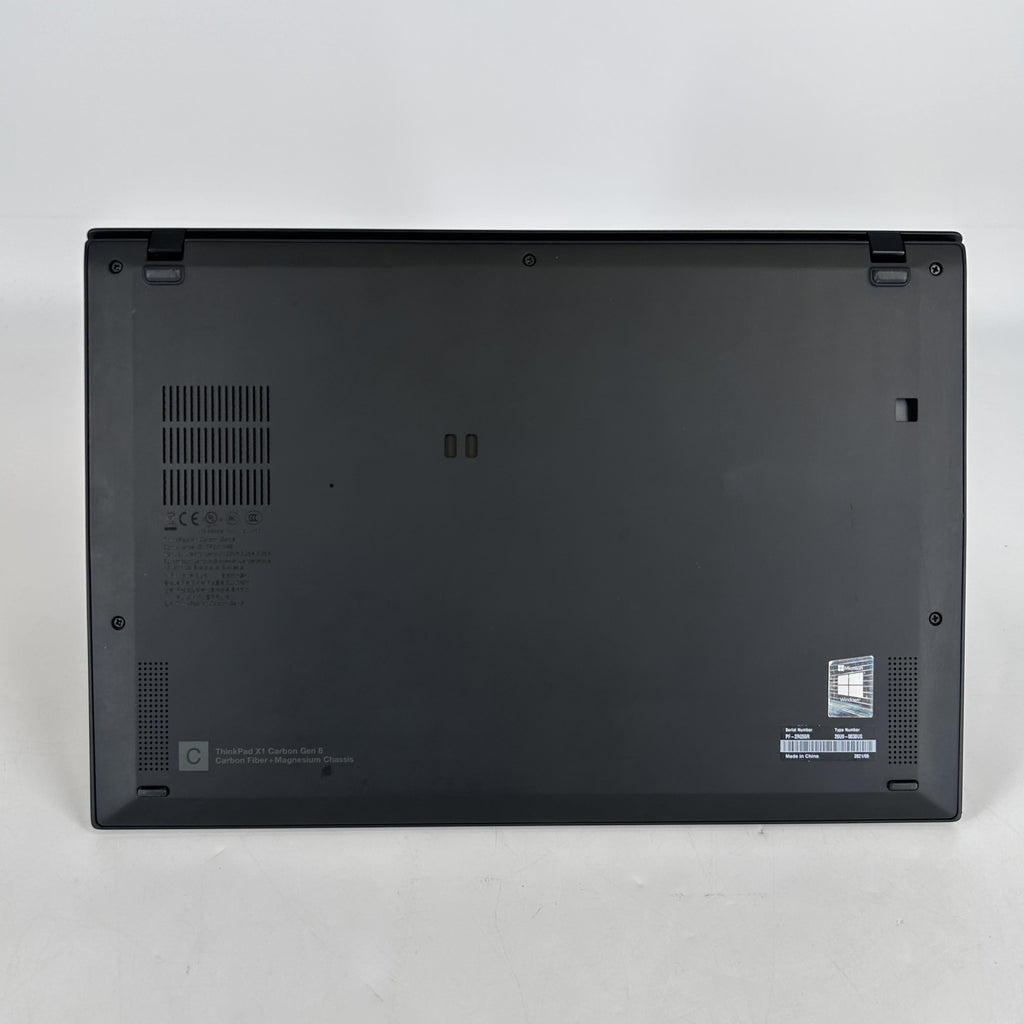 Lenovo ThinkPad X1 Carbon Gen 8 14 Black 1.8 GHz Intel Core i7 10th Gen. 16GB RAM 512GB Solid State Drive