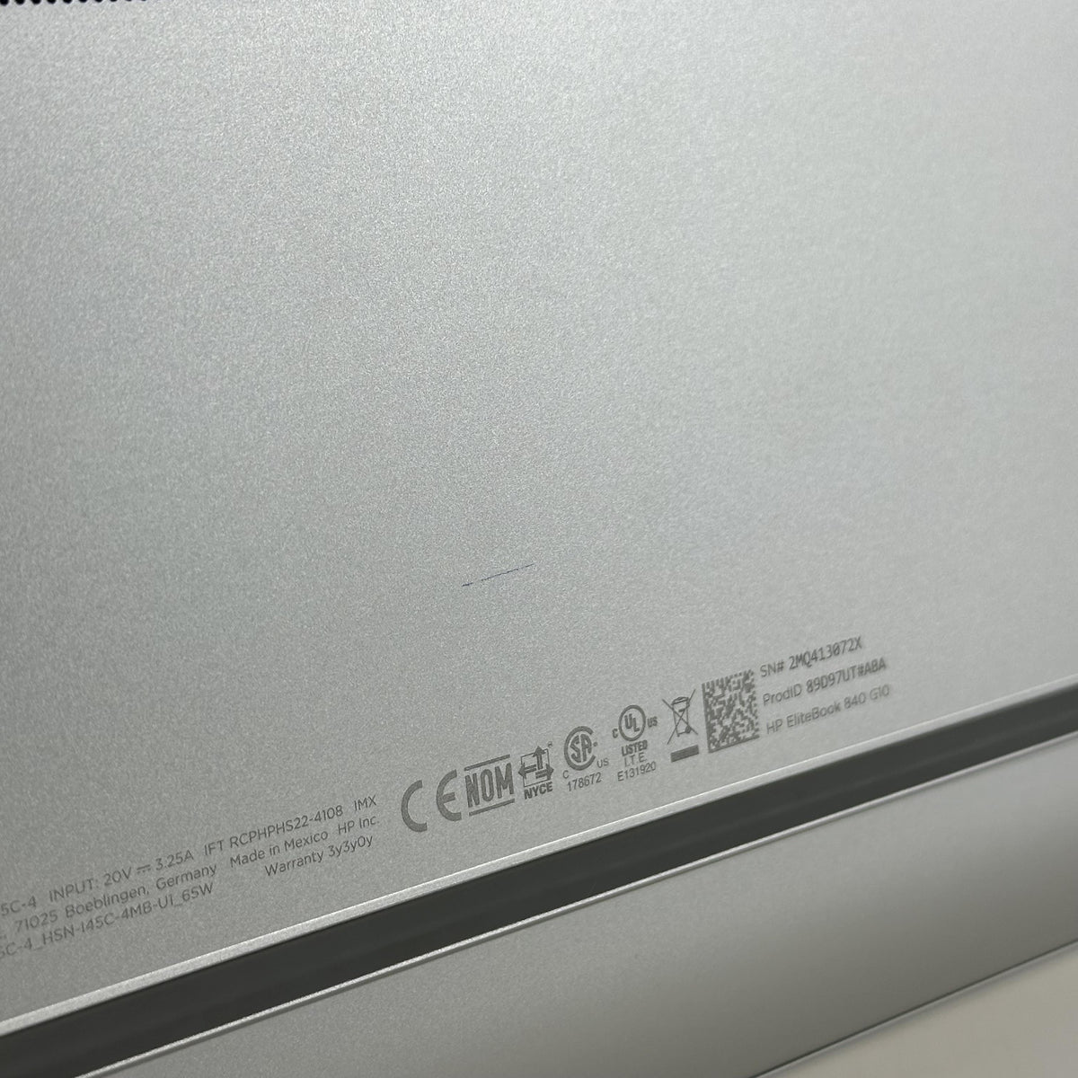 HP Elitebook 840 G10 14 Silver 1.9 GHz Intel Core i7 13th Gen. 16GB RAM 512GB Solid State Drive