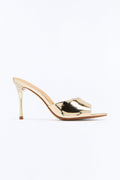 Good Call Metallic Heels - Gold