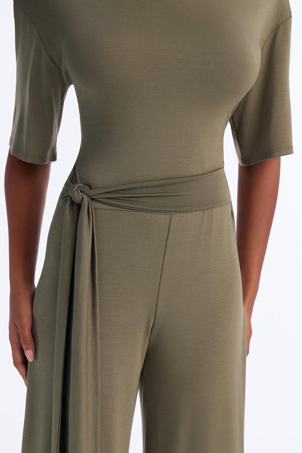 Larissa Gaucho Jumpsuit - Olive