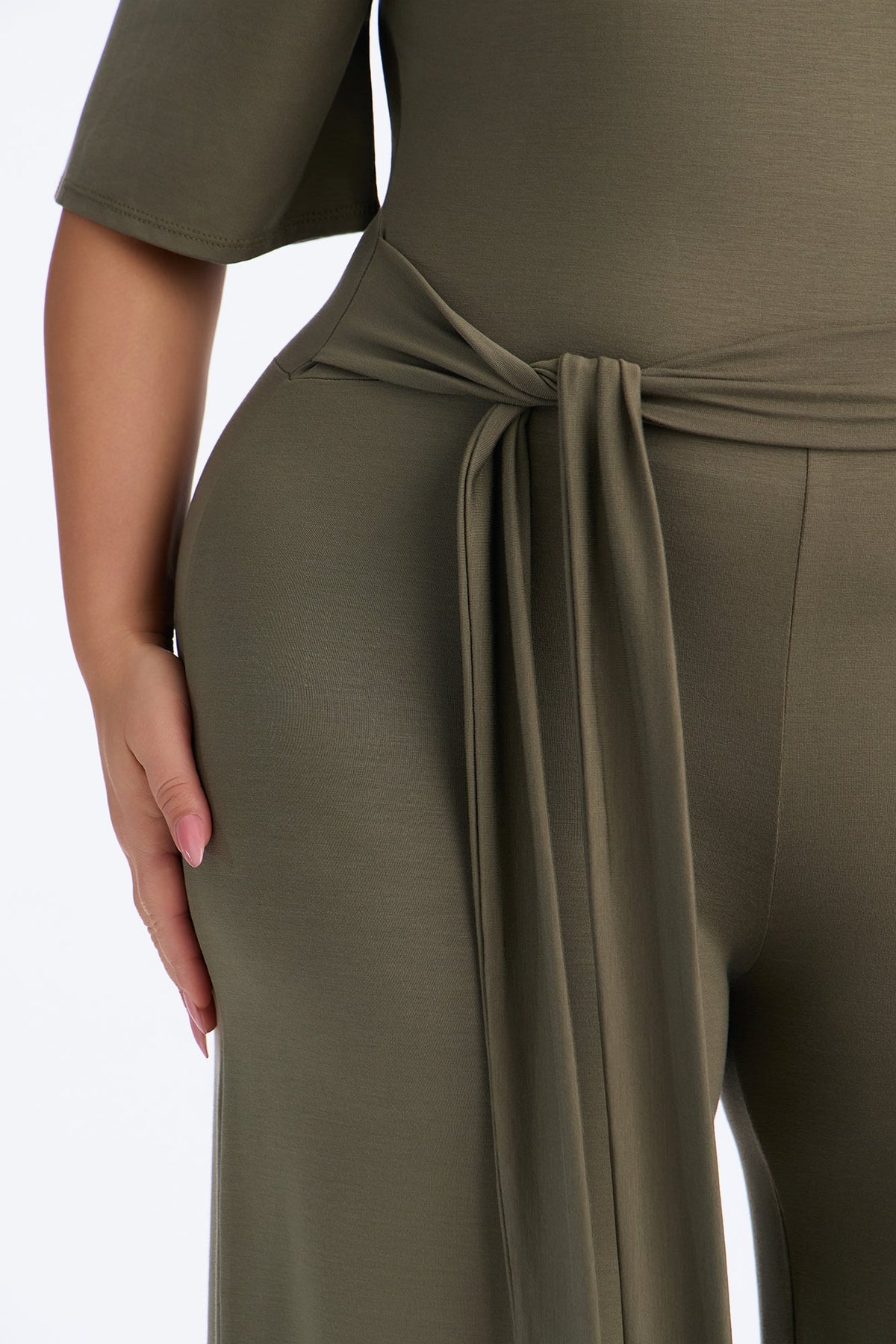 Larissa Gaucho Jumpsuit - Olive