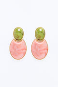 Paradise Mojito Drop Earrings - Pink/combo