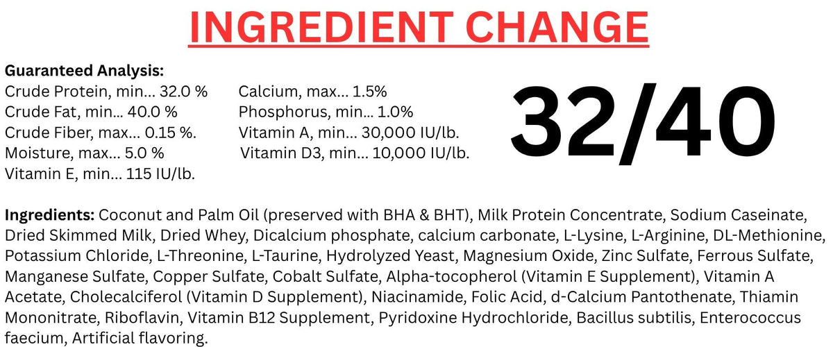 Specialty Milk Replacer