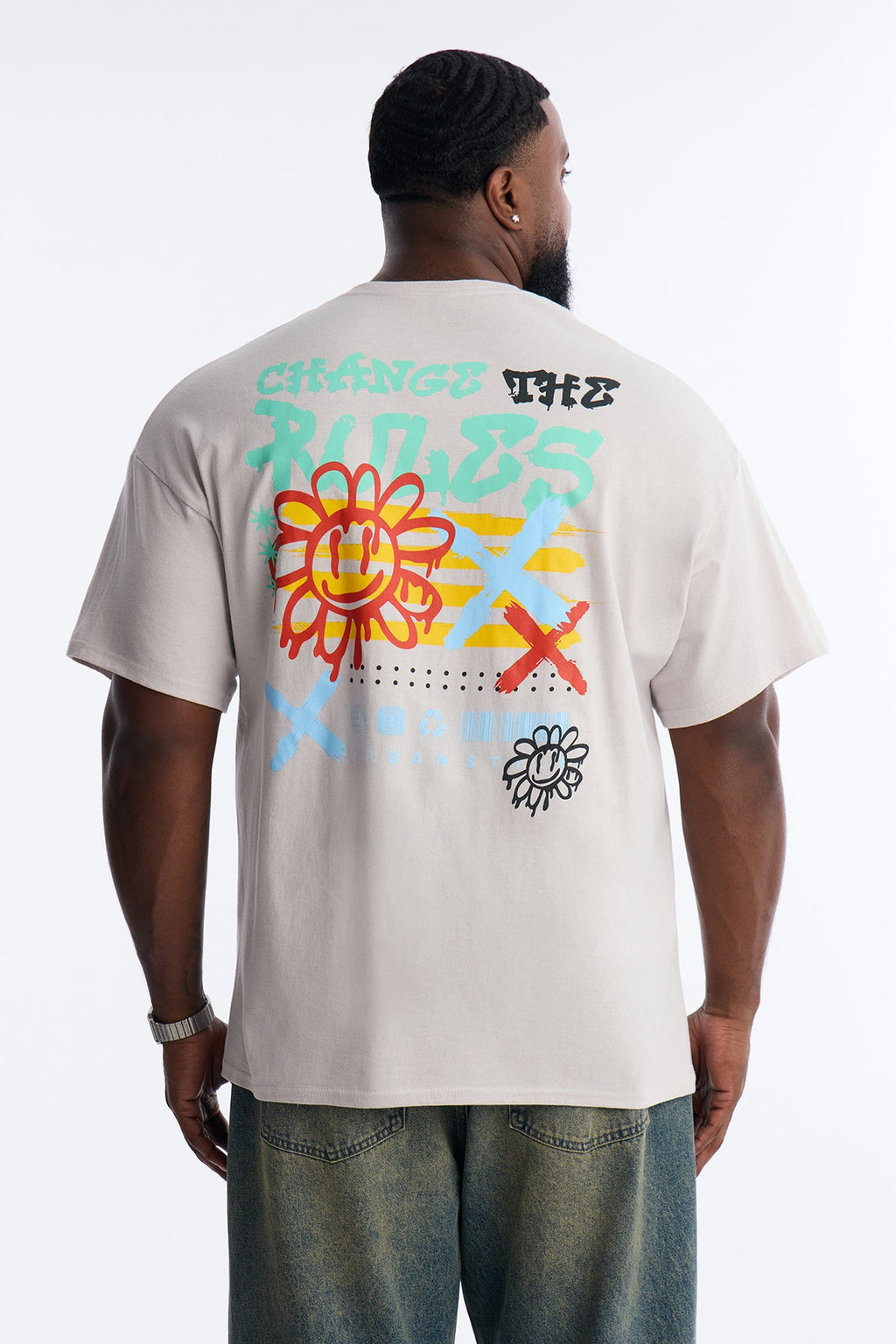 Change The Rules Short Sleeve Tee - Grey