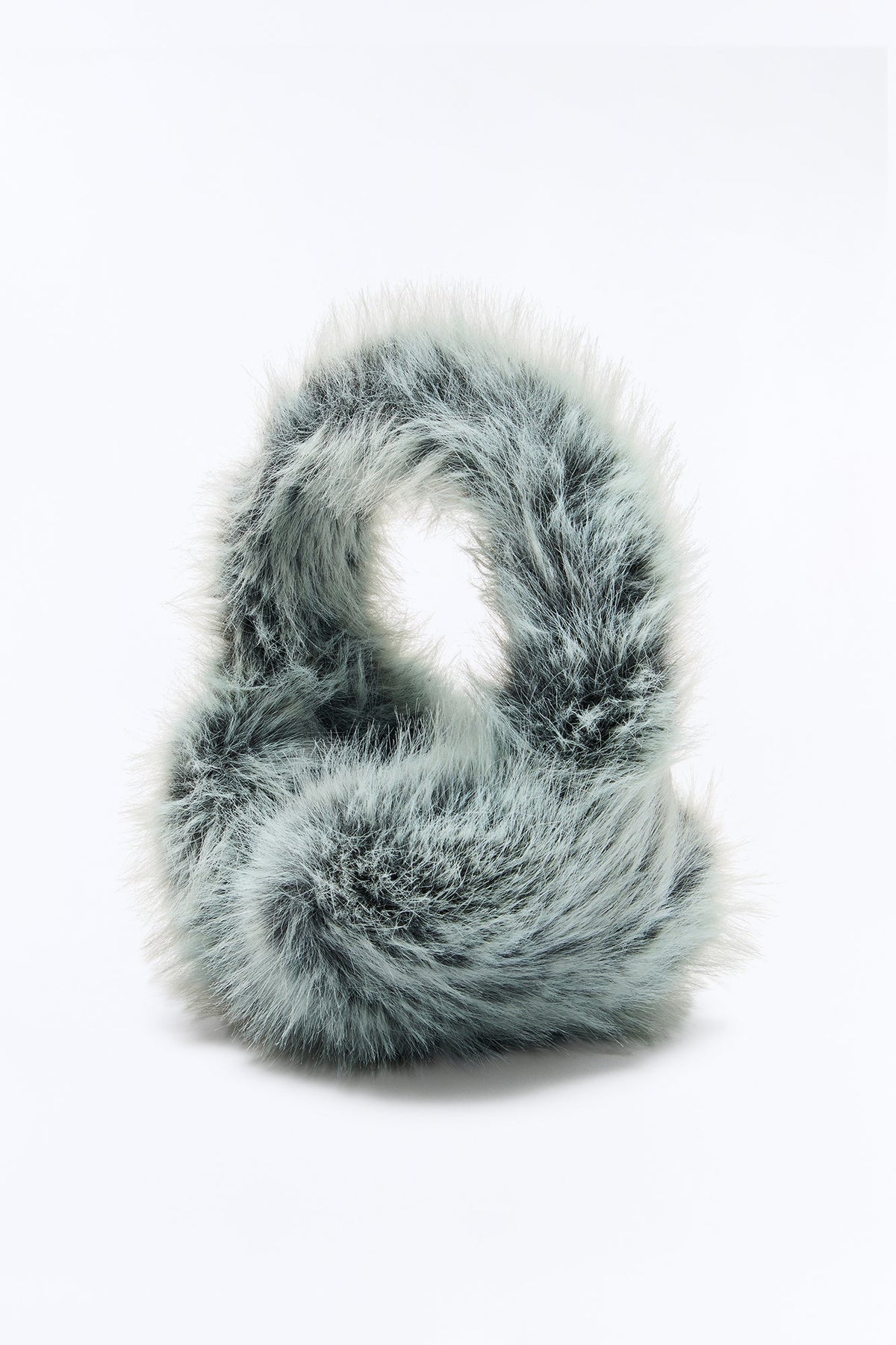 Teddy Plush Faux Fur Earmuffs - Blue