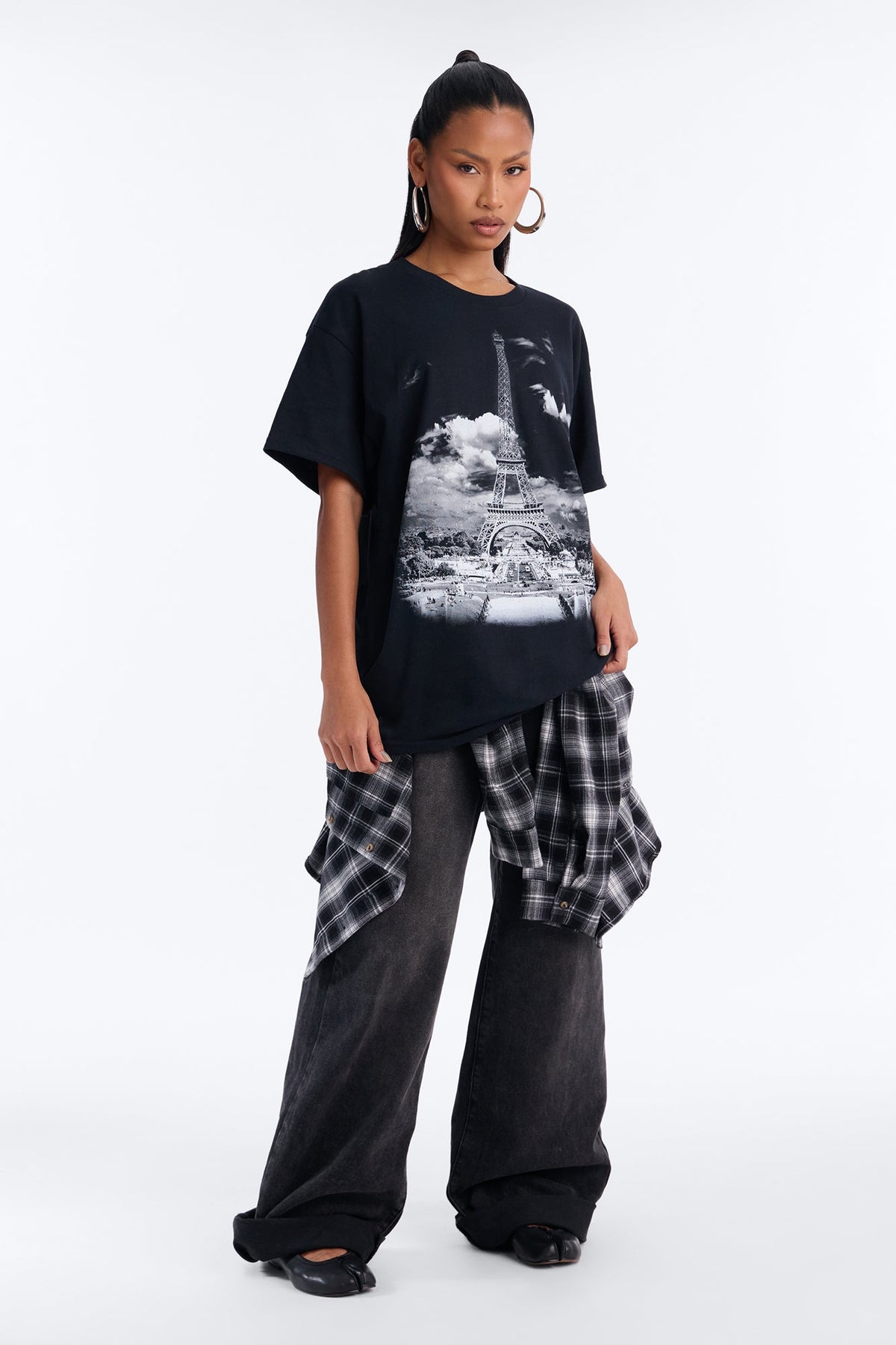 Quick Trip To Paris Tee - Black