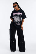 Beauty Awaits Portrait Tee - Black