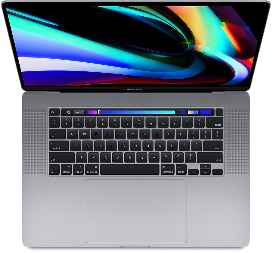 Apple MacBook Pro 16 Touch Bar 2019 Space Gray 2.4 GHz Intel Core i9 9th Gen. 32GB RAM 2TB Solid State Drive AMD Radeon Pro 5600M 8 GB