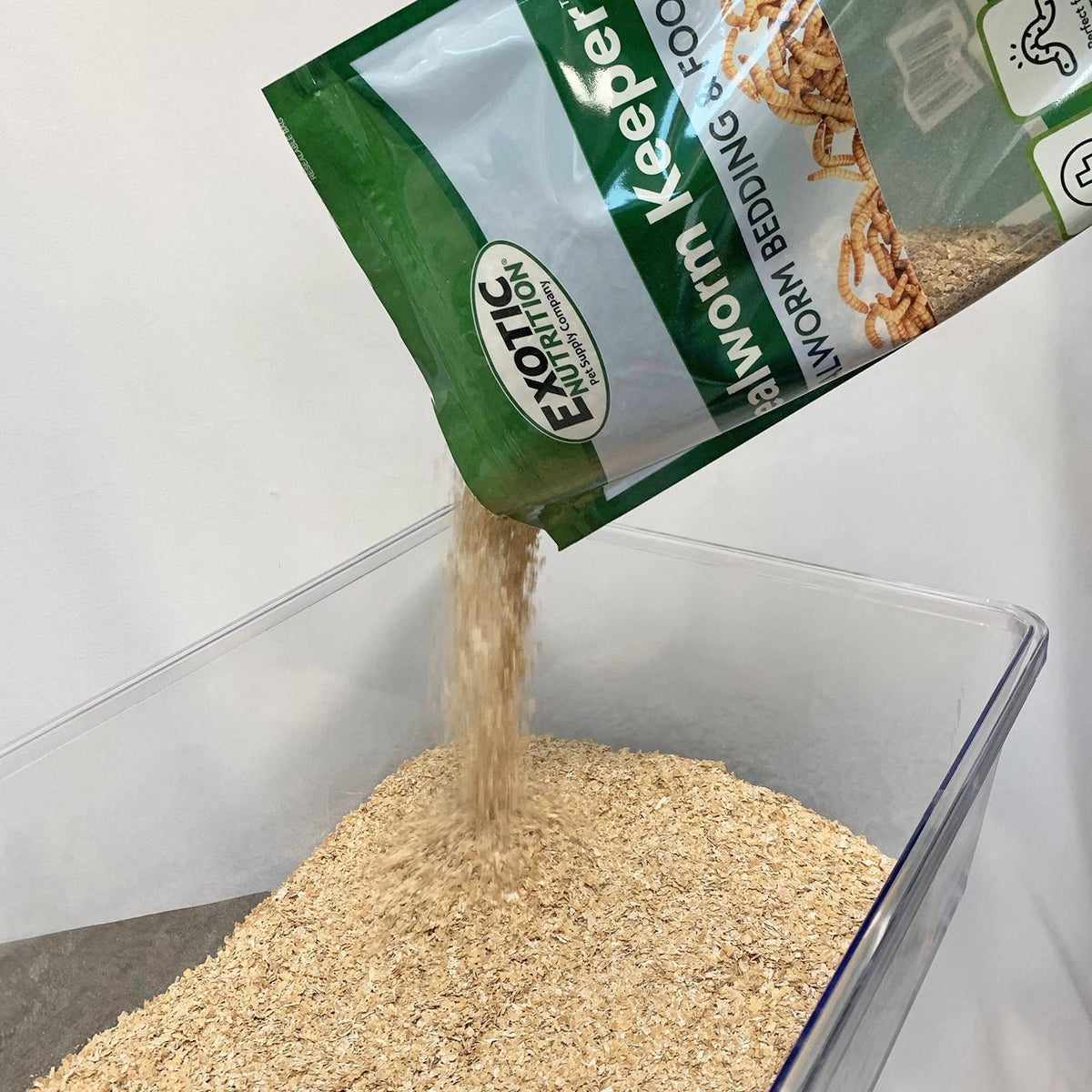 Mealworm Keeper Live Mealworm Food & Bedding