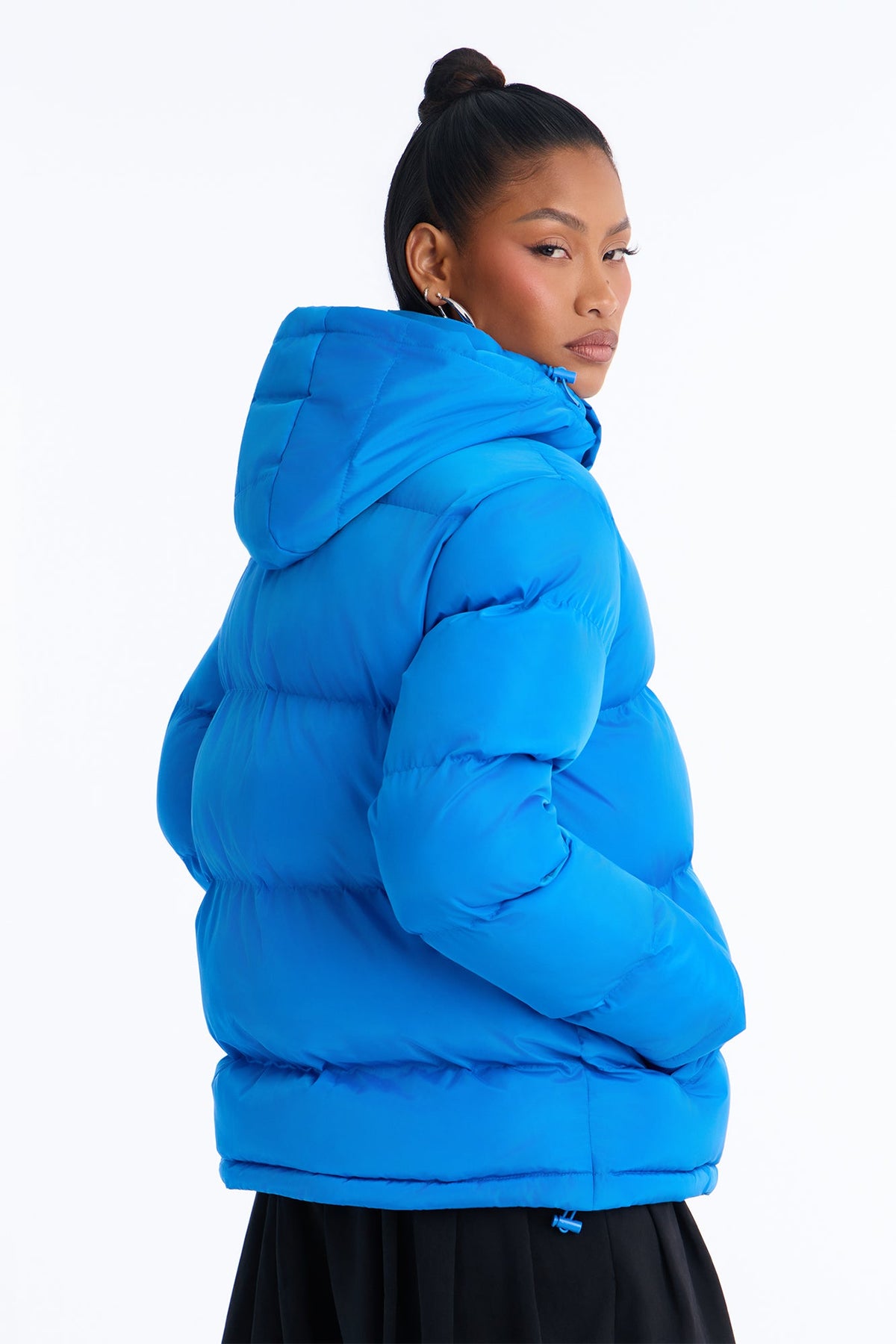 Speak My Mind Puffer Jacket - Royal