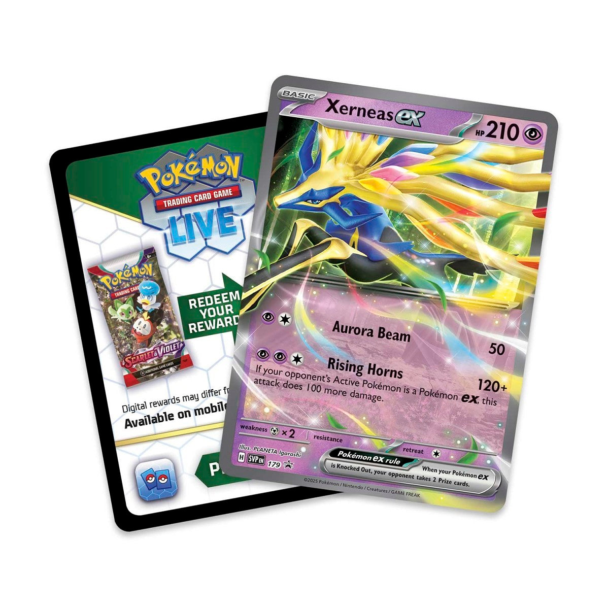 Pokémon TCG: Azure Legends Xerneas ex Tin