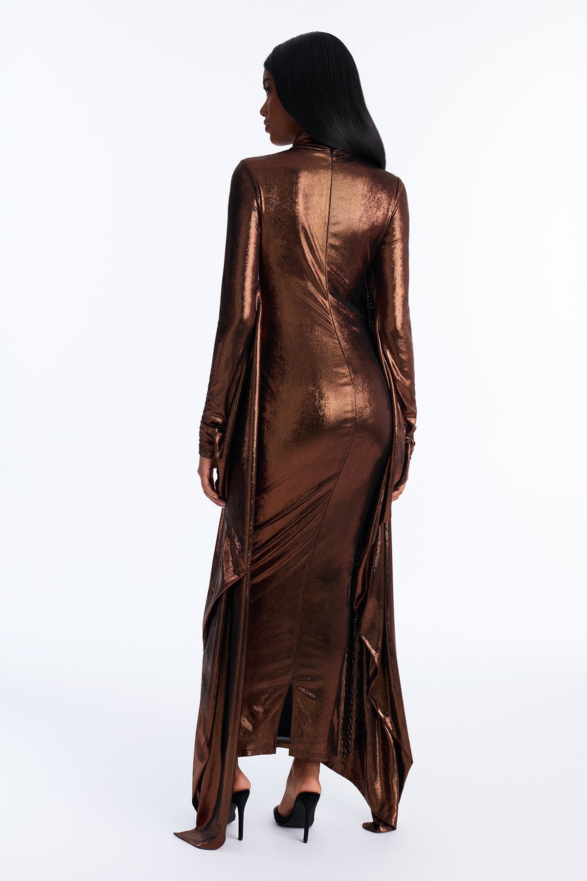 In My Own Lane Kaftan Maxi Dress - Bronze