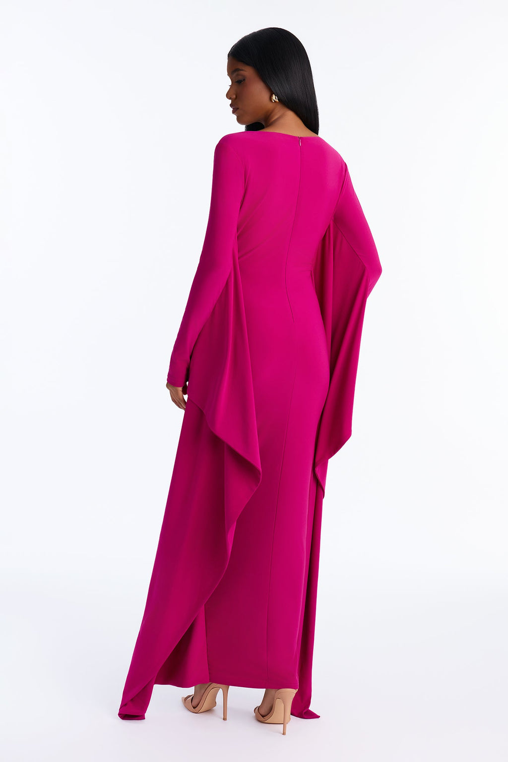No Competition Kaftan Maxi Dress - Fuchsia
