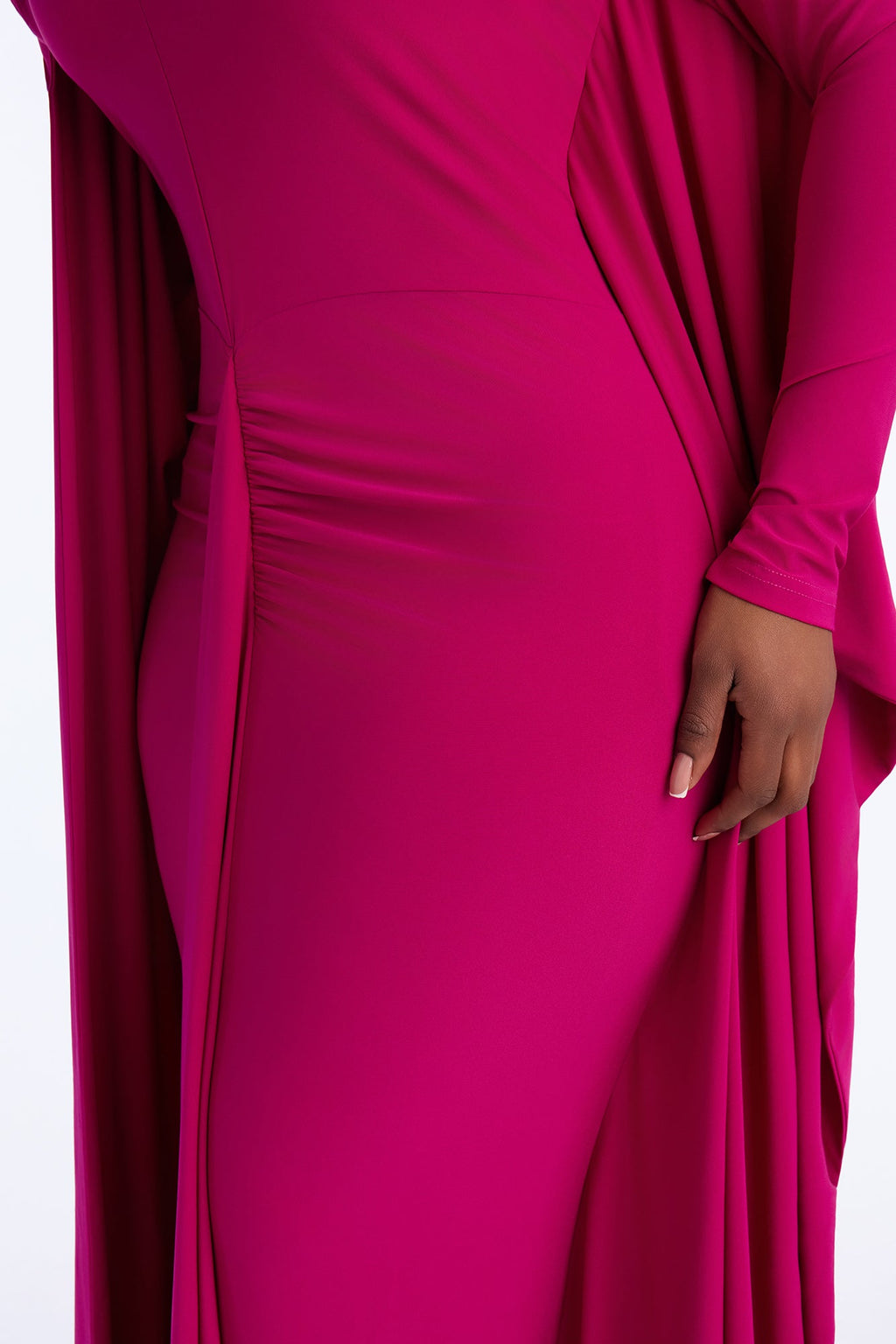 No Competition Kaftan Maxi Dress - Fuchsia
