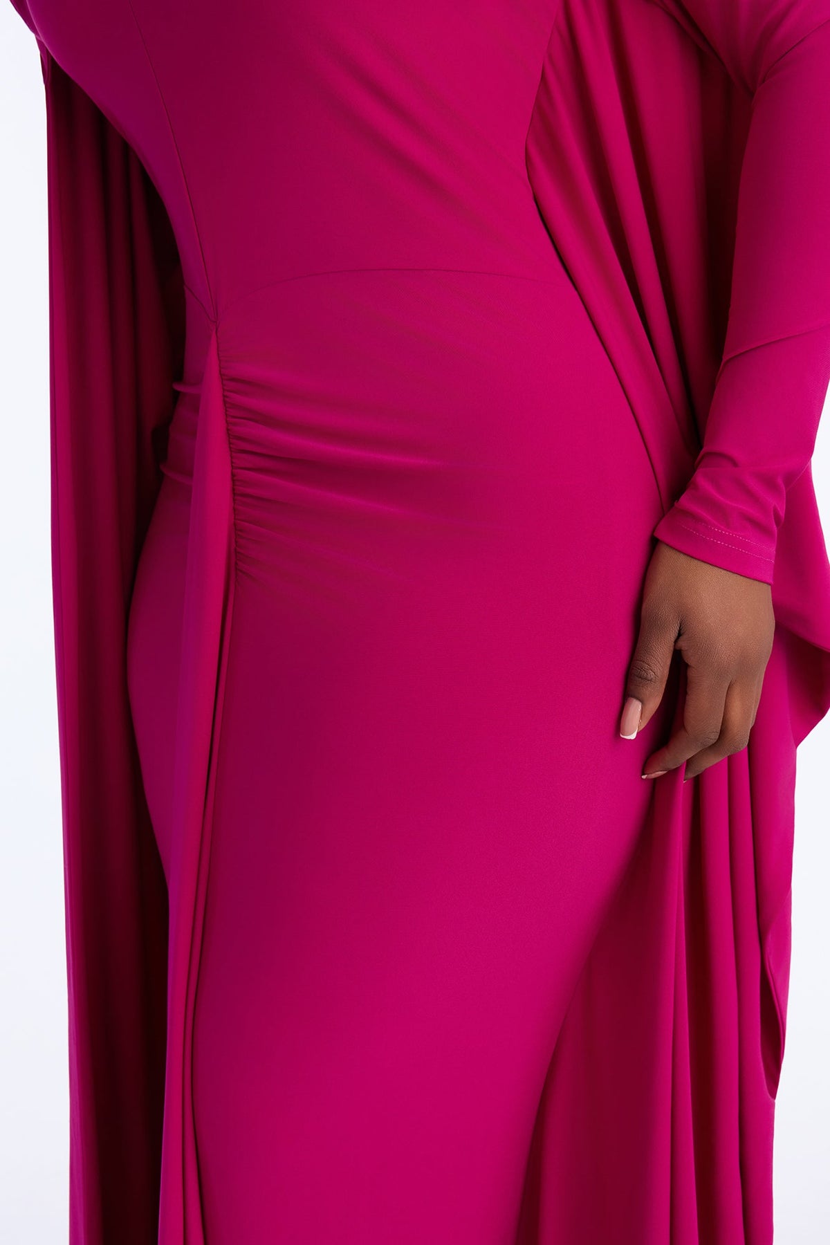 No Competition Kaftan Maxi Dress - Fuchsia