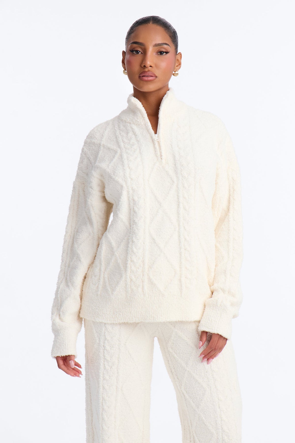 Endless Daydream Sweater Pant Set - Ivory