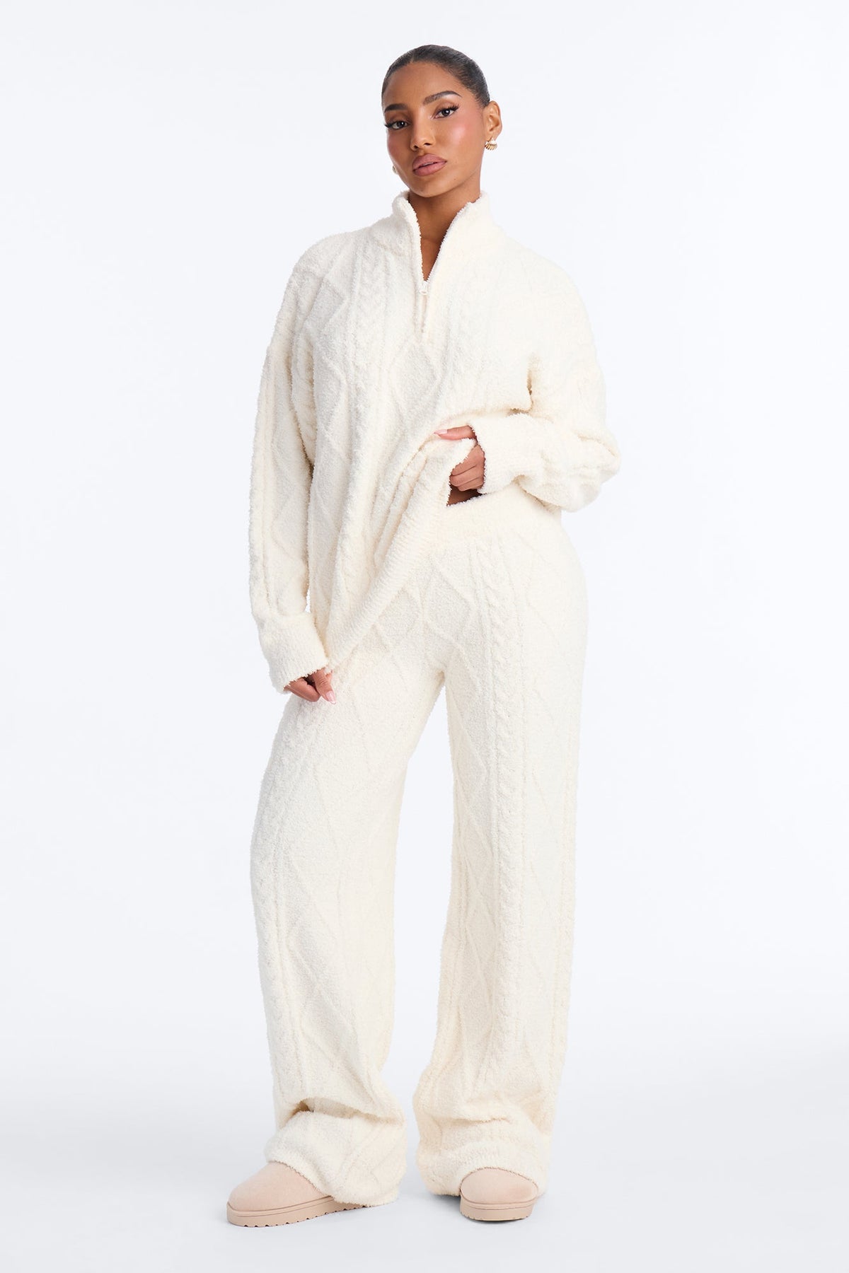 Endless Daydream Sweater Pant Set - Ivory