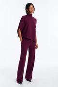 Emmaline Knit Pant Set - Plum
