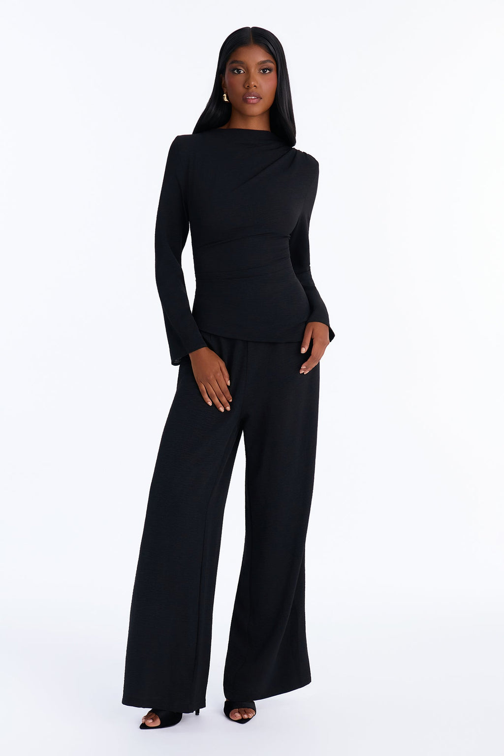 Office Muse Airflow Jumpsuit - Black