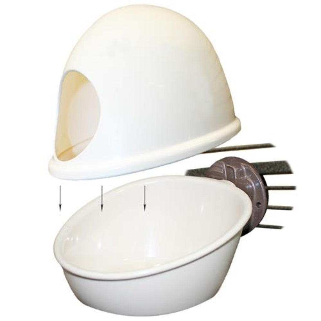 No-Mess Press N' Slide Feed Station with Dome