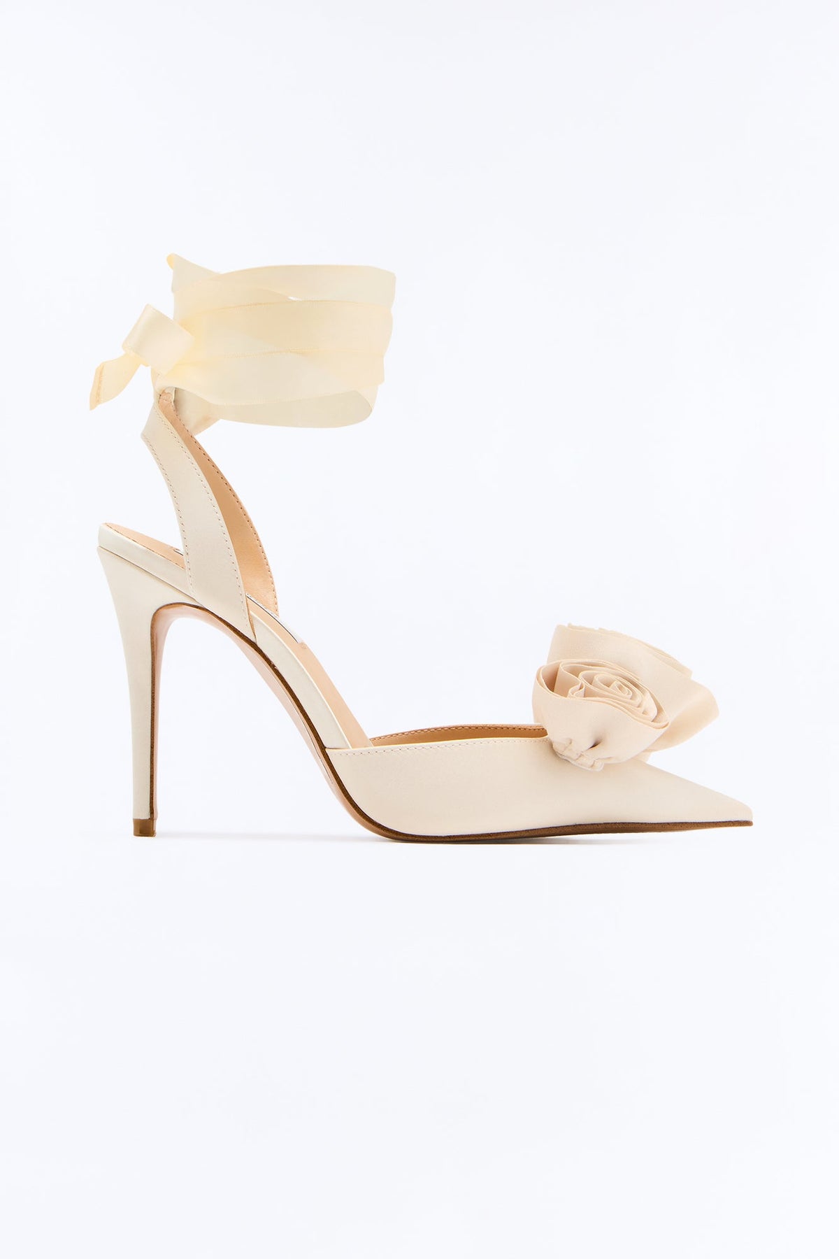 Steve Madden Rosie Wrap Up Pumps - Ivory
