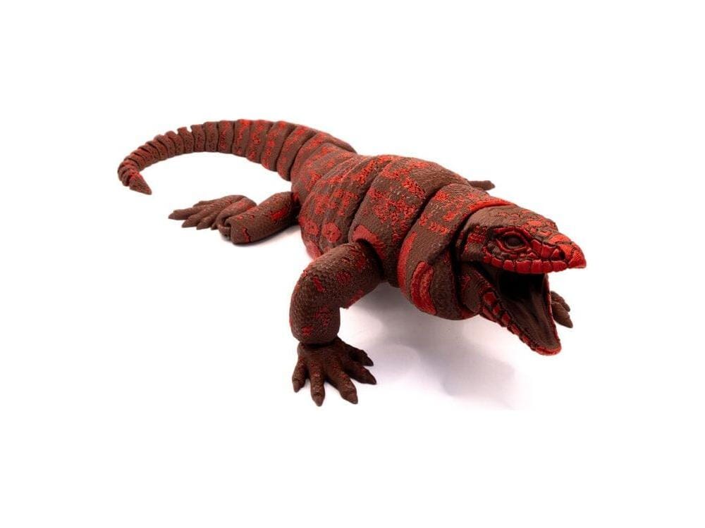3D Printed Realistic Red Tegu - Large
