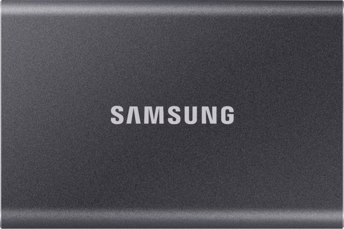 SAMSUNG T7 Portable SSD 1TB - Up to 1050MB/s -USB 3.2 External SSD - MU-PC1T0T/AM