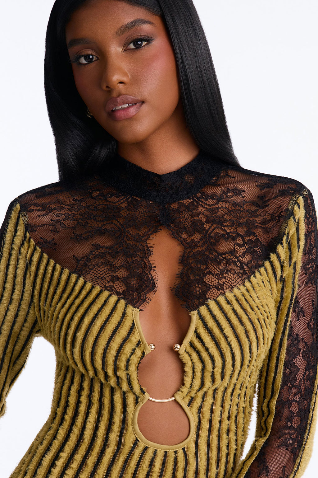 The Right Choice Sweater Maxi Dress - Chartreuse