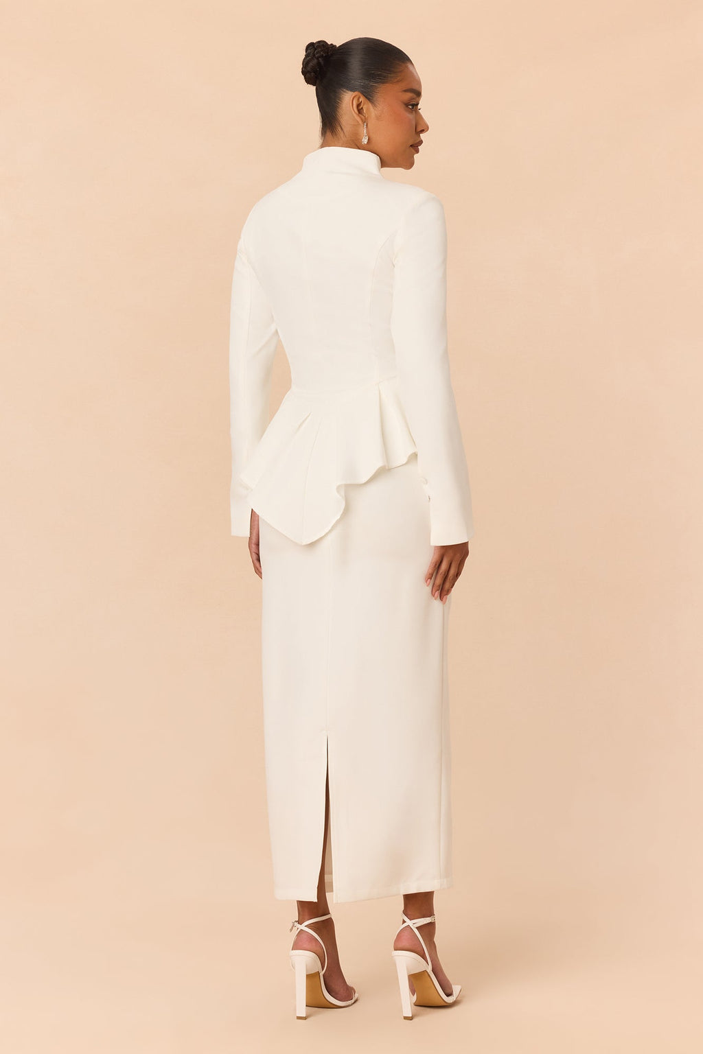 On My Level Skirt Set - Off White