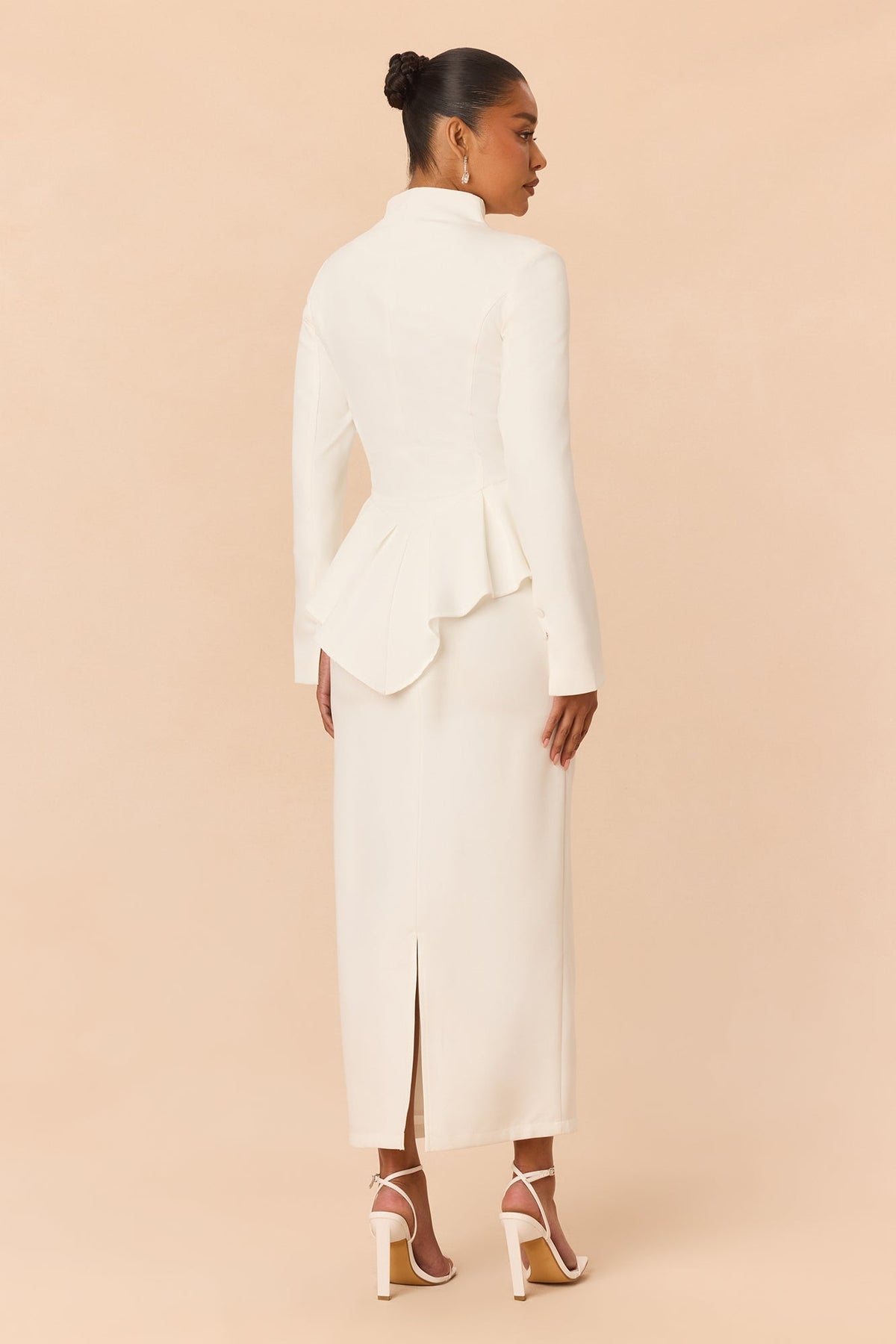On My Level Skirt Set - Off White