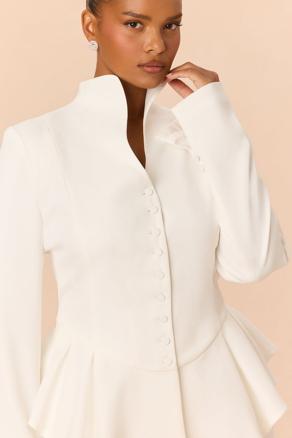 On My Level Skirt Set - Off White