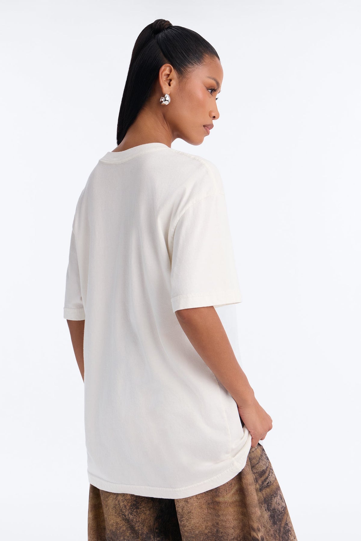 Milano Italy Washed Tee - Cream