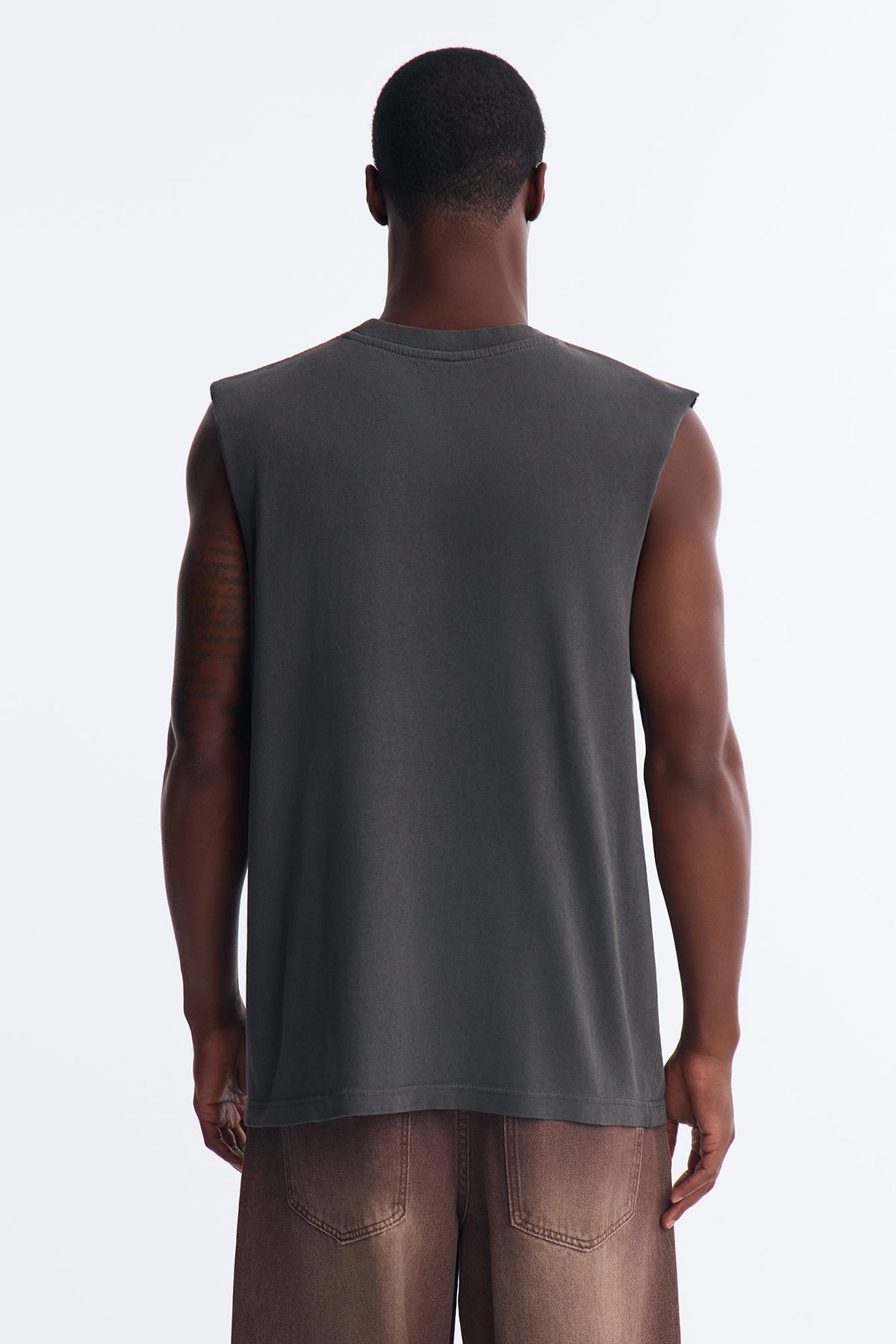 Ruthless Serpent Oversized Muscle Tank - Black