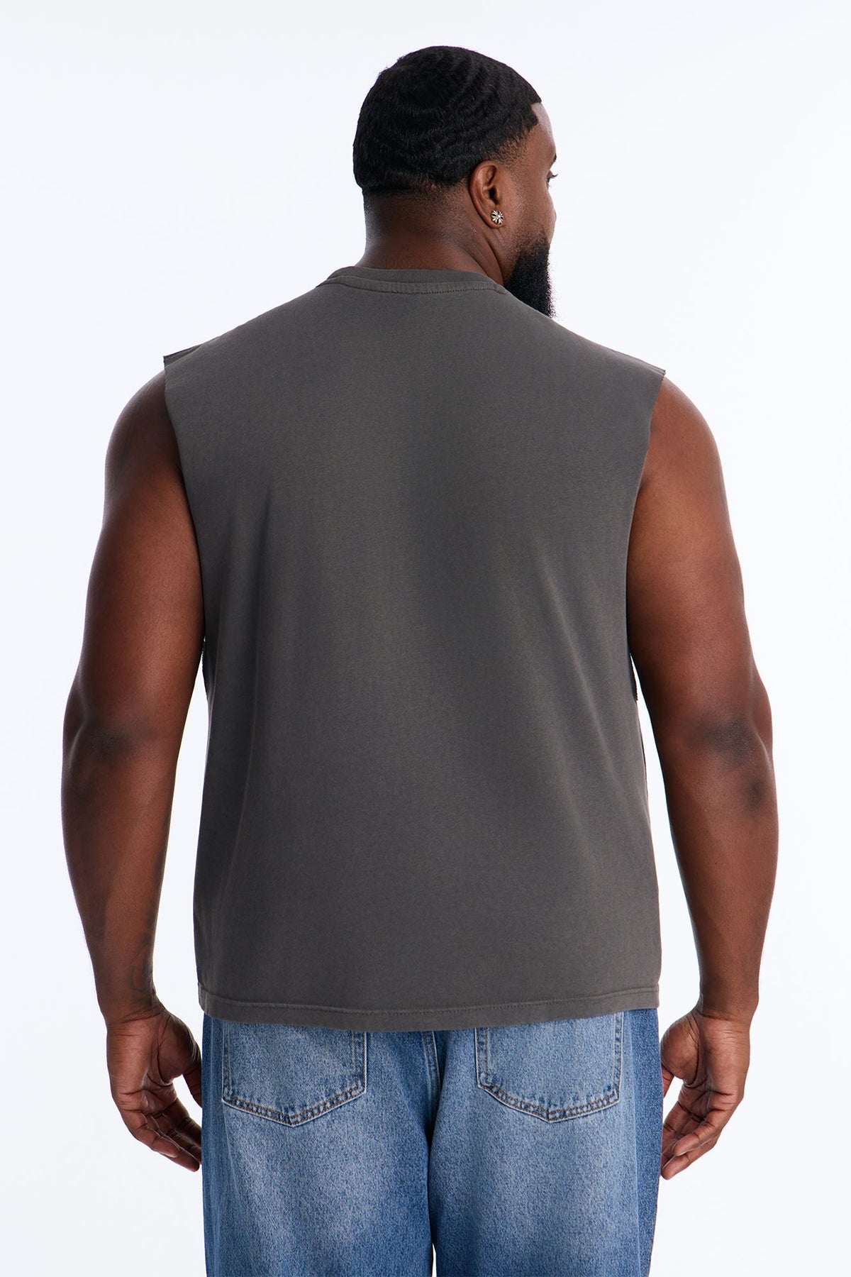 Ruthless Serpent Oversized Muscle Tank - Black