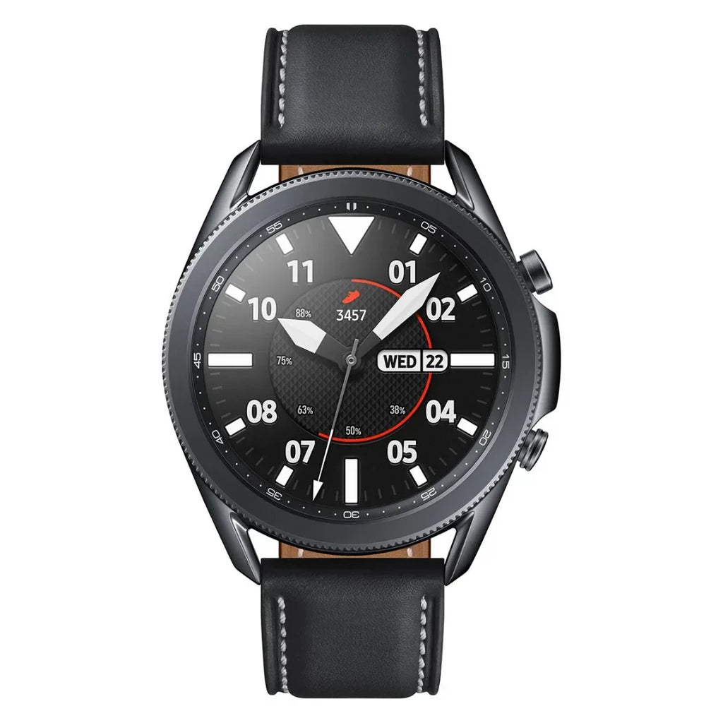 Samsung Galaxy Watch3 SM-R850 41mm Mystic Silver Stainless Steel Case with Black - SM-R850NZSAXAR