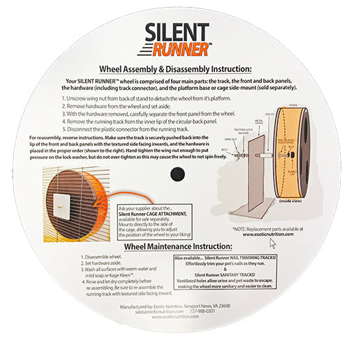 Back Plate for Silent Runner 9"
