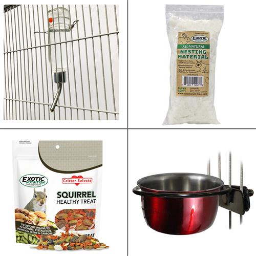 Congo Cage & Starter Pack for Squirrels