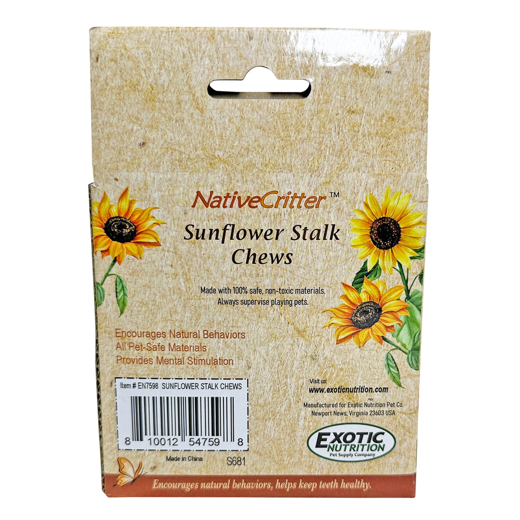 Sunflower Stalk Chews