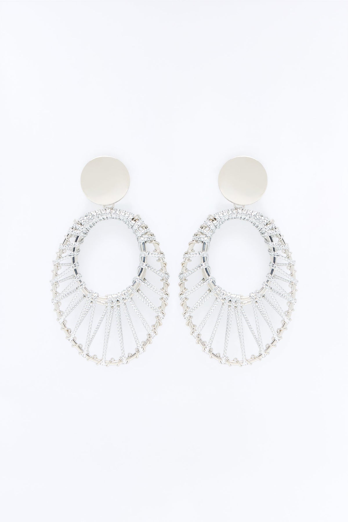 Zinnia Earrings - Silver