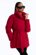 Mellow Mood Puffer Jacket - Red