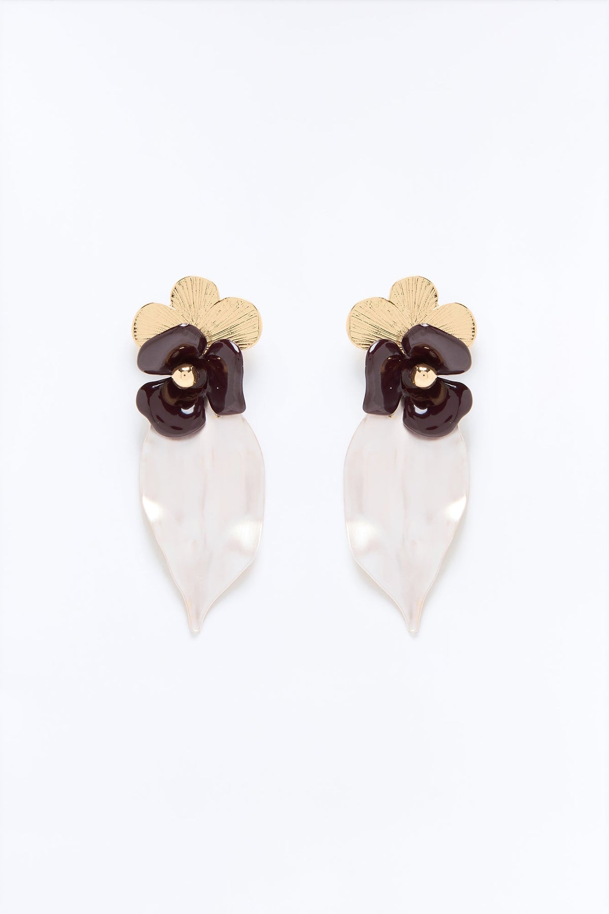 Sweet Talk Drop Earrings - Gold/Multi