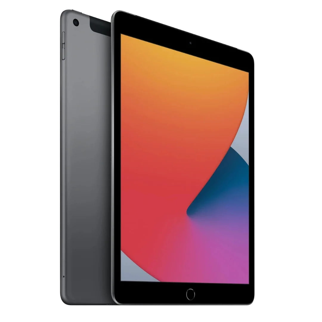 Unlocked Apple - 10.2-Inch iPad (8th Generation) with Wi-Fi + Cellular - 32GB - Space Gray - MYN32LL/A
