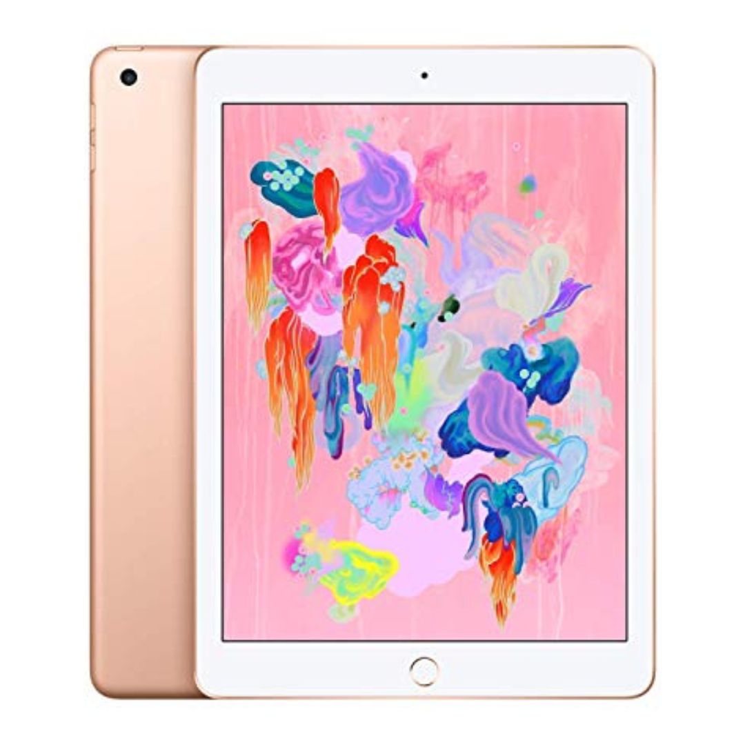Apple iPad 6th Gen (9.7-inch, Wi-Fi, 32GB) - Gold (2018) - MRJN2LL/A