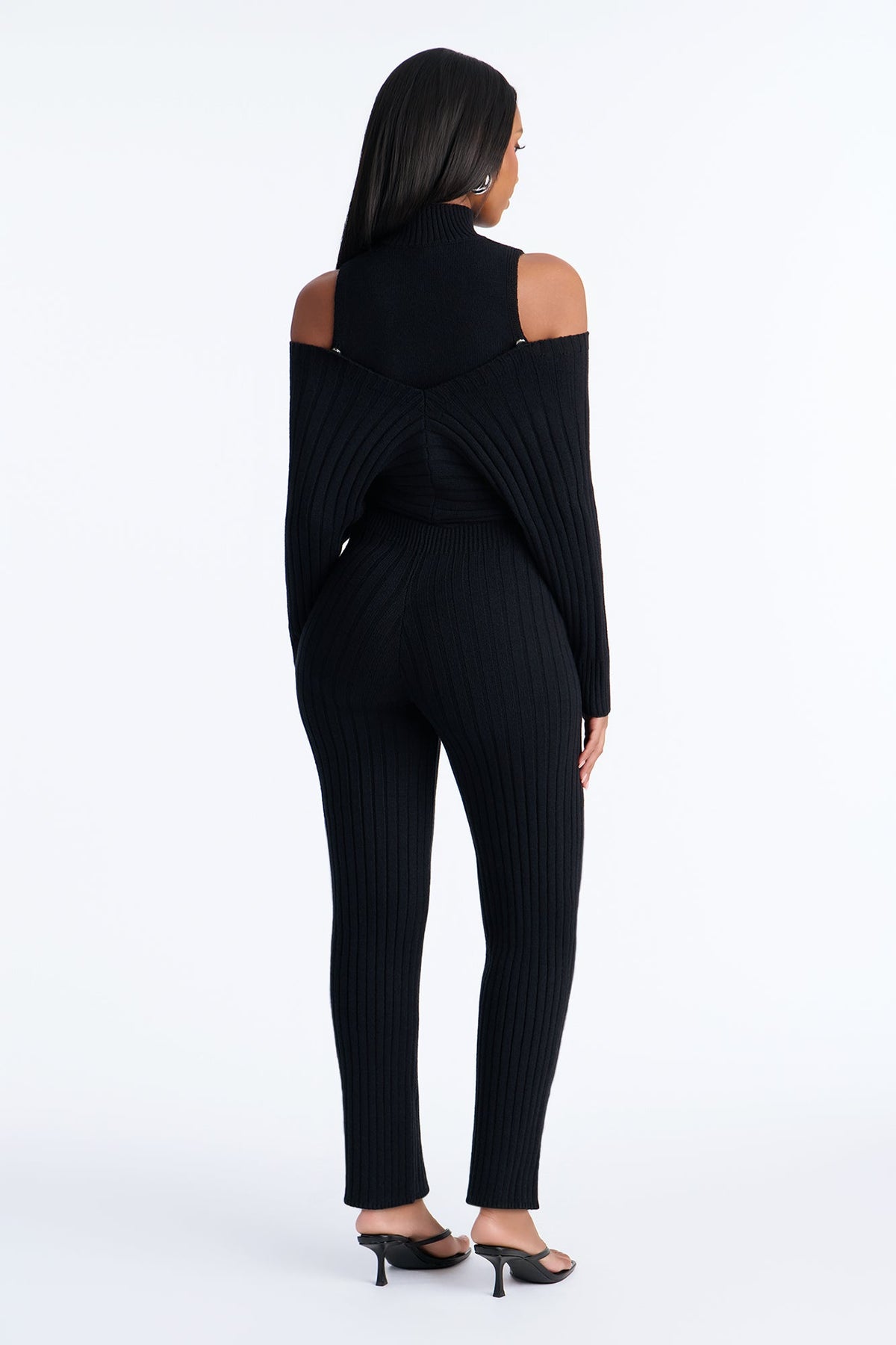 Stay In Style 2 Piece Jumpsuit - Black