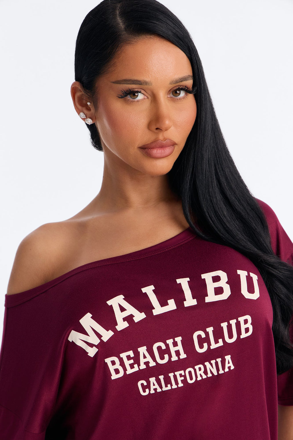 Malibu Beach Club Leggings Set - Burgundy