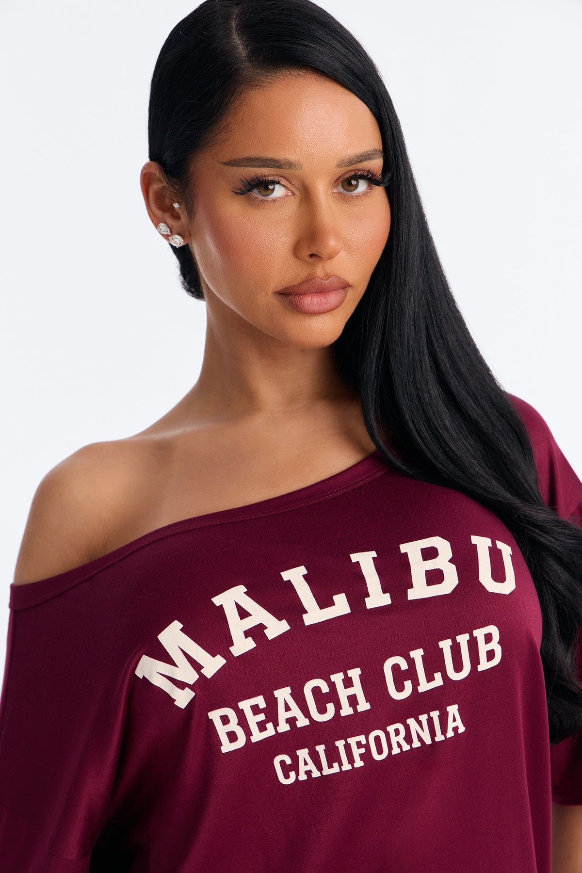 Malibu Beach Club Leggings Set - Burgundy