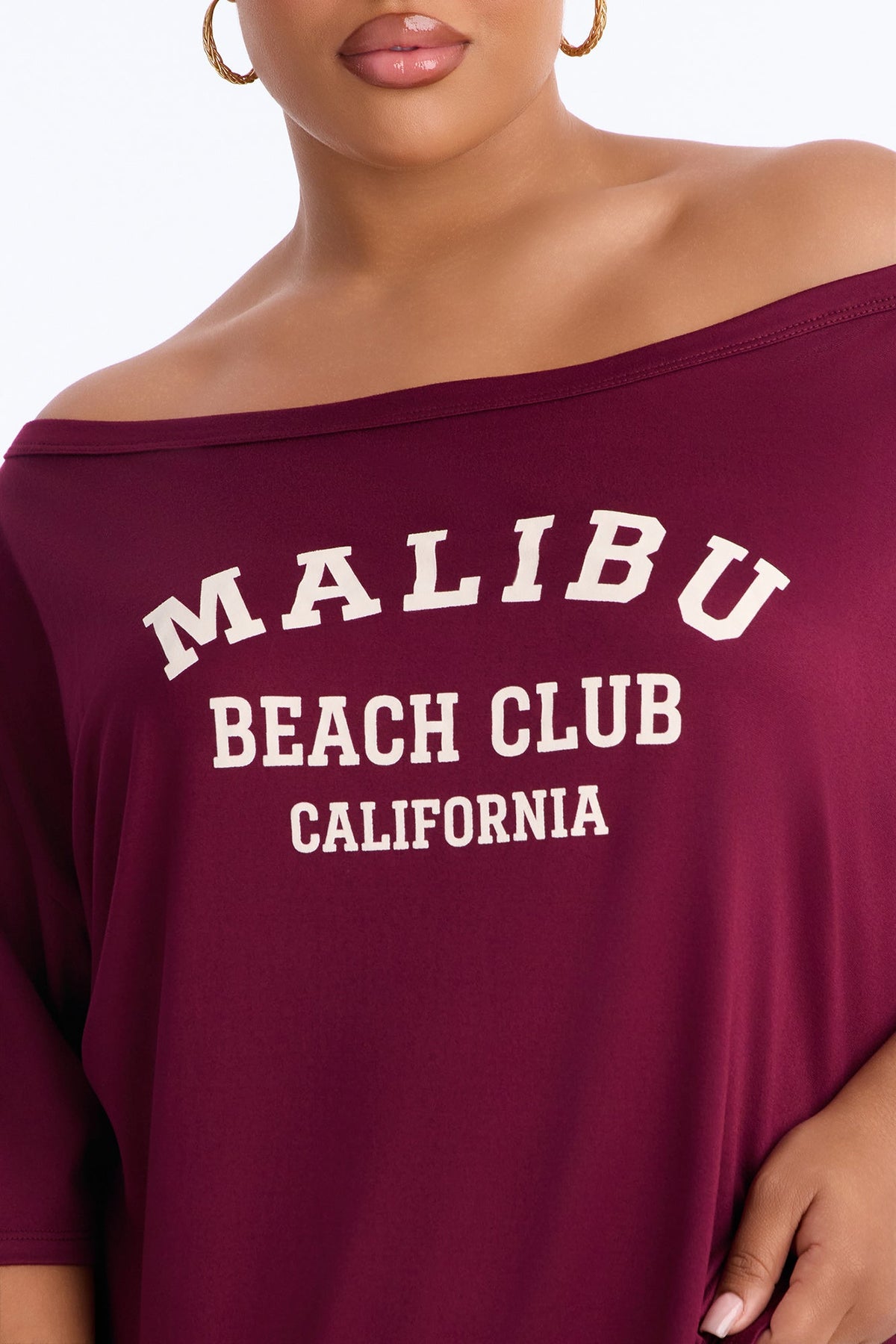 Malibu Beach Club Leggings Set - Burgundy