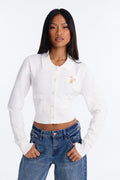 In Harmony Button Up Cardigan - Cream