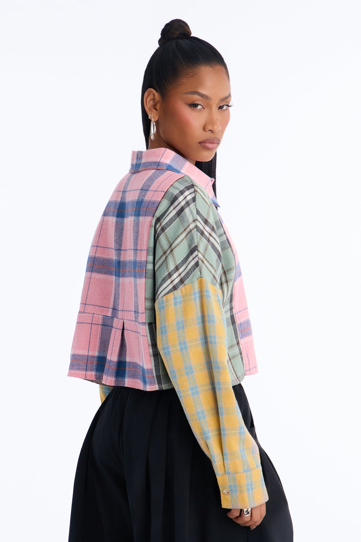 Bonfire Nights Flannel Shirt - Pink/combo